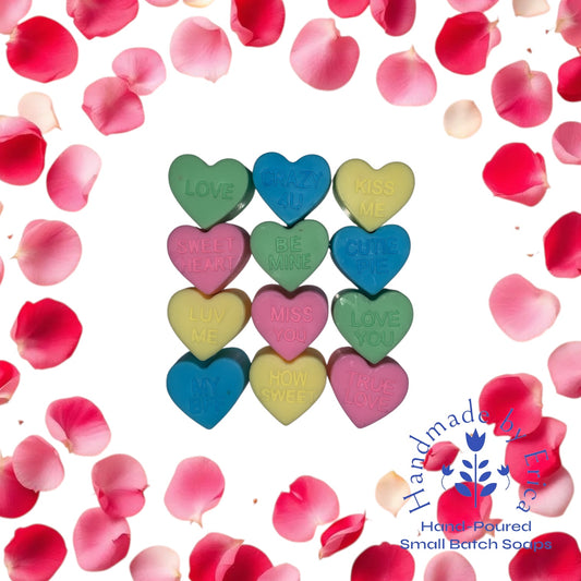 Conversation Hearts Goat Milk Soap
