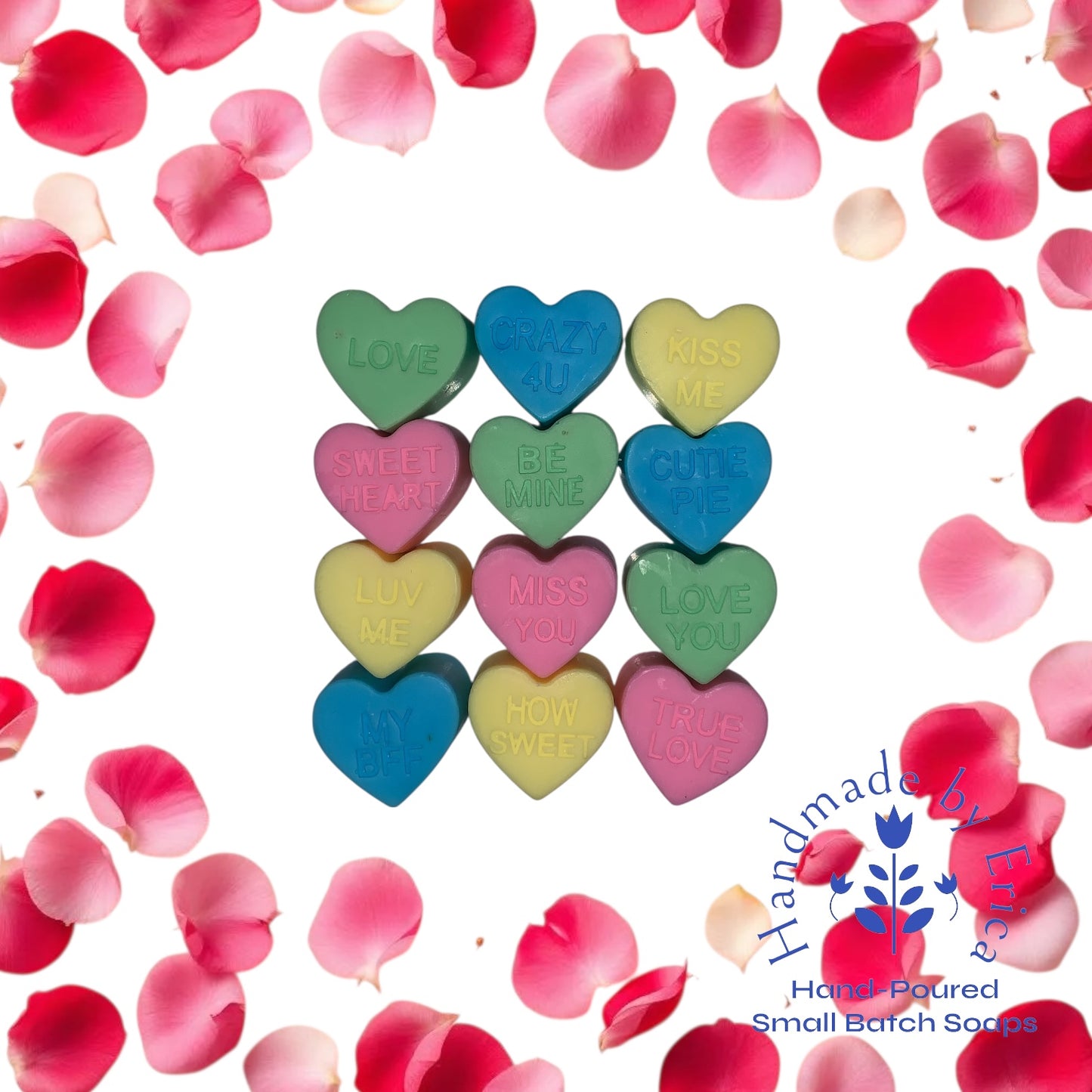 Conversation Hearts Goat Milk Soap