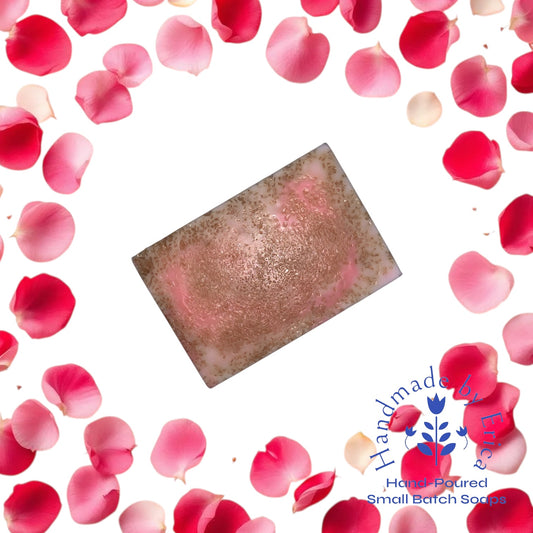 Strawberries & Champagne Sugar Scrub Goat Milk Soap