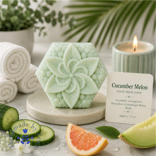 Cucumber Melon Goat Milk Soap