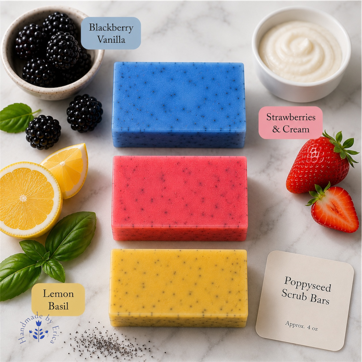 Poppyseed Scrub Goat Milk Soap